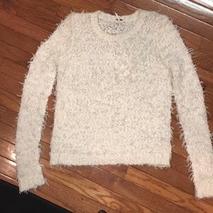 Free People white sweater medium